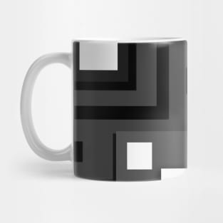 Black and white abstract background Mug